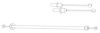 MERCE 1244204185 Cable, parking brake